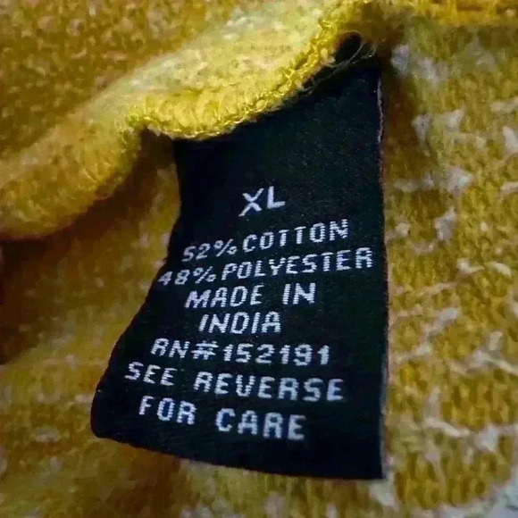 San Francisco Working Shirt UNITY yellow XL sweatshirt. Cotton blend. - Picture 8 of 8